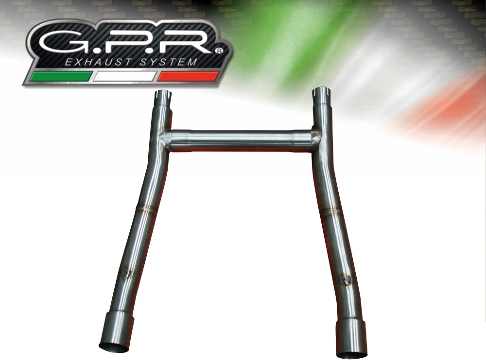 GPR exhaust compatible with  Moto Guzzi California 1100 Special/Stone/Sport/Ev/Alu 1997-2005, Decatalizzatore, Decat pipe 