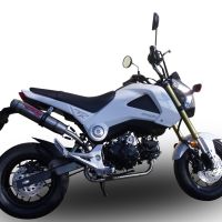 GPR exhaust compatible with  Honda Grom 125  2018-2020, Deeptone Inox, Full system exhaust 