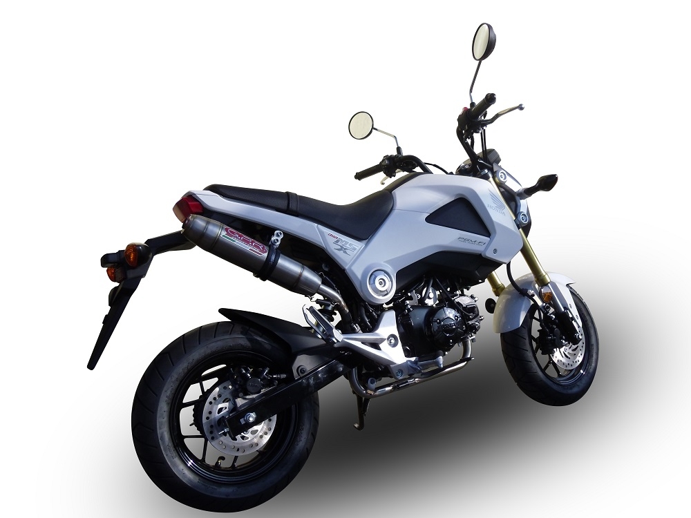 GPR exhaust compatible with  Honda Grom 125  2018-2020, Deeptone Inox, Full system exhaust 