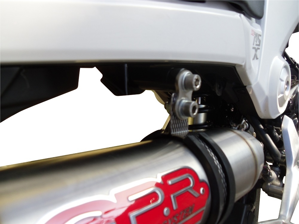 GPR exhaust compatible with  Honda Grom 125  2018-2020, Deeptone Inox, Full system exhaust 