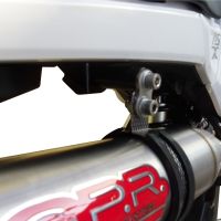 GPR exhaust compatible with  Honda Grom 125  2021-2023, Deeptone Inox, Full system exhaust 