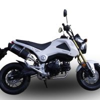 GPR exhaust compatible with  Honda Grom 125  2021-2023, Furore Nero, Full system exhaust 