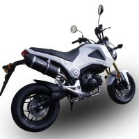 GPR exhaust compatible with  Honda Grom 125  2021-2023, Furore Nero, Full system exhaust 