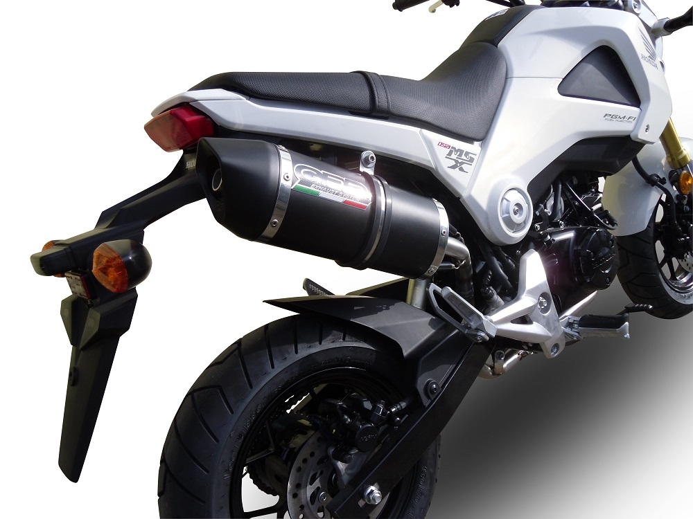 GPR exhaust compatible with  Honda Grom 125  2021-2023, Furore Nero, Full system exhaust 