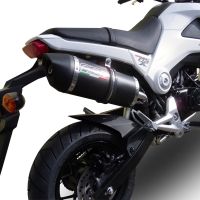 GPR exhaust compatible with  Honda Grom 125  2021-2023, Furore Nero, Full system exhaust 