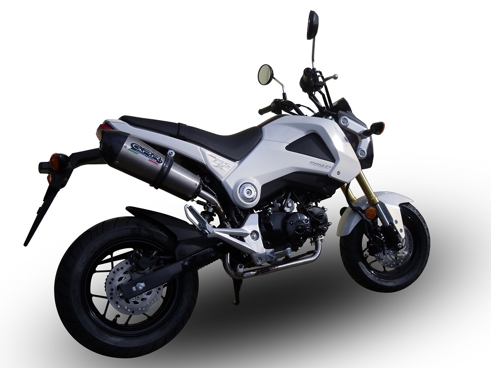 GPR exhaust compatible with  Honda Grom 125  2021-2023, Gpe Ann. titanium, Full system exhaust 