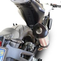 GPR exhaust compatible with  Husqvarna Svartpilen 701 2018-2020, Tiburon Titanium EVO4, Slip-on exhaust including removable db killer and link pipe 