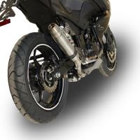 GPR exhaust compatible with  Kawasaki Z300 2014-2017, Deeptone Inox, Slip-on exhaust including removable db killer and link pipe 