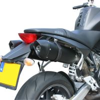 GPR exhaust compatible with  Ktm 990 Superduke R 2004-2012, Furore Nero, Dual slip-on including removable db killers and link pipes 