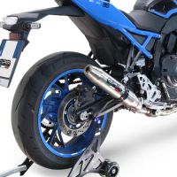 GPR exhaust compatible with  Suzuki Gsx-8R 2022-2024, Deeptone Inox, Full system exhaust, including removable db killer 