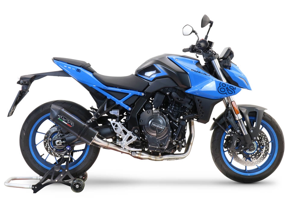 GPR exhaust compatible with  Suzuki Gsx-8S 2022-2024, Furore Poppy, Full system exhaust, including removable db killer 