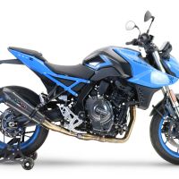 GPR exhaust compatible with  Suzuki Gsx-8S 2022-2024, Gpe Ann. Poppy, Full system exhaust, including removable db killer 