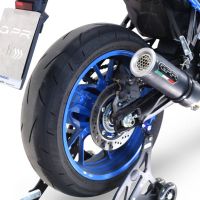 GPR exhaust compatible with  Suzuki Gsx-8S 2022-2024, M3 Black Titanium, Full system exhaust, including removable db killer 