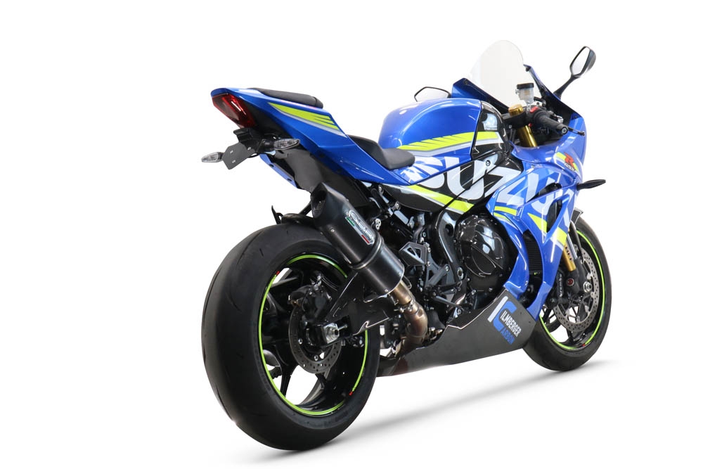 GPR exhaust compatible with  Suzuki GSX-R1000 R 2021-2024, Furore Nero, Slip-on exhaust including link pipe 