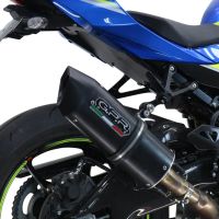 GPR exhaust compatible with  Suzuki GSX-R1000 R 2017-2020, Furore Evo4 Nero, Slip-on exhaust including removable db killer and link pipe 