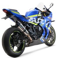 GPR exhaust compatible with  Suzuki GSX-R1000 R 2021-2024, GP Evo4 Titanium, Slip-on exhaust including removable db killer and link pipe 