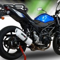 GPR exhaust compatible with  Suzuki SV650 / SV650 ABS 2016-2020, Albus Evo4, Slip-on exhaust including removable db killer and link pipe 