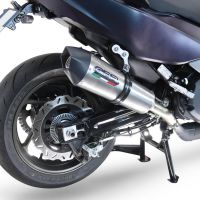 GPR exhaust compatible with  Sym Maxsym TL 508 2021-2024, GP Evo4 Titanium, Slip-on exhaust including removable db killer and link pipe 