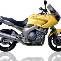 GPR exhaust compatible with  Yamaha Tdm 900 2002-2014, Trioval, Dual slip-on including removable db killers and link pipes 