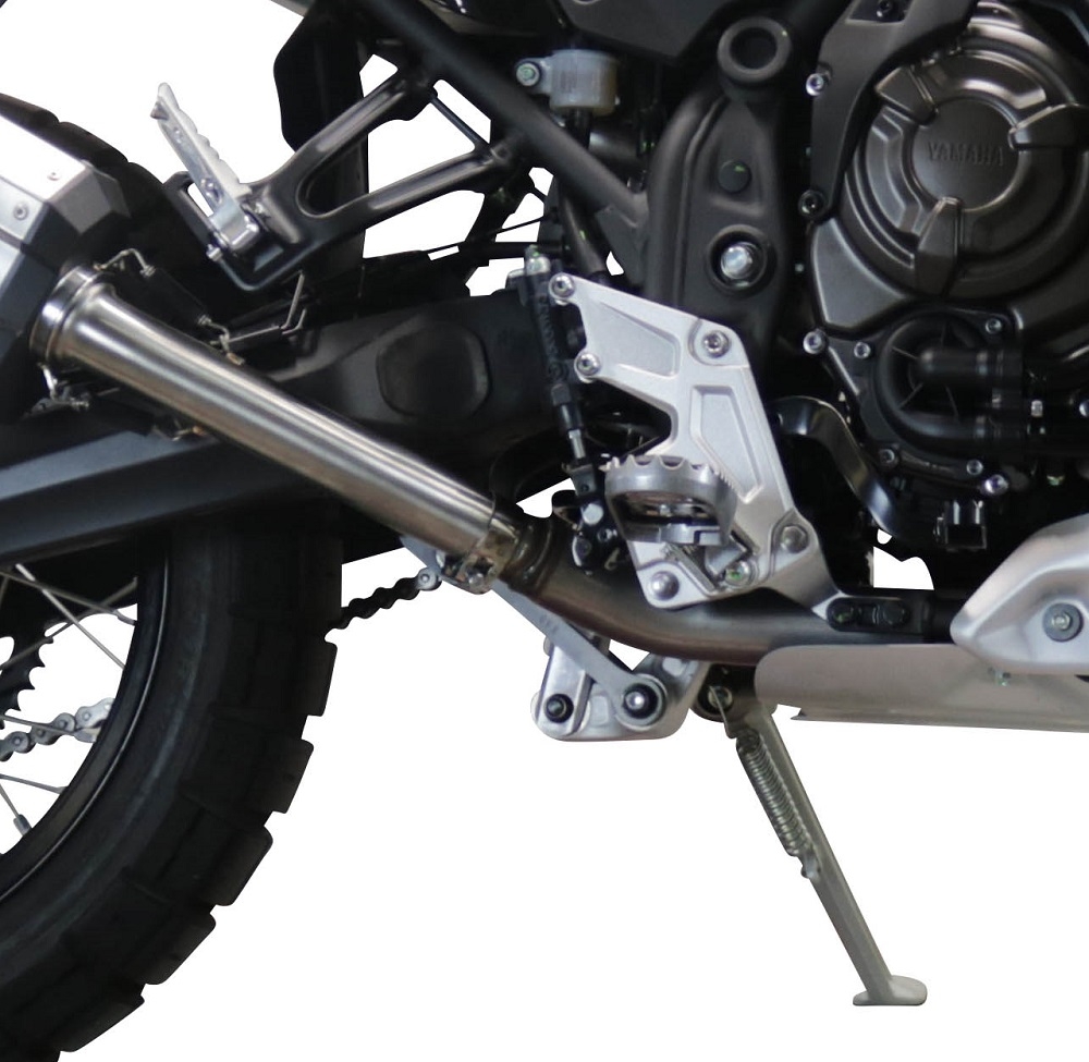 GPR exhaust compatible with  Yamaha Tenere 700 2019-2020, Albus Evo4, Slip-on exhaust including removable db killer and link pipe 