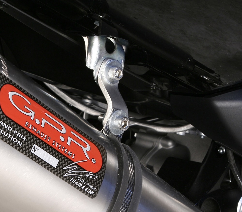 GPR exhaust compatible with  Yamaha T-Max 530 2012-2016, Furore Nero, Full system exhaust, including removable db killer 