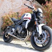 GPR exhaust compatible with  Triumph Trident 660 2021-2024, Powercone Evo, Full system exhaust, including removable db killer 