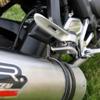 GPR exhaust compatible with  Triumph Trident 660 2021-2024, M3 Titanium Natural, Full system exhaust, including removable db killer 