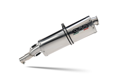GPR exhaust compatible with  Aprilia Mana 850 Gt 2007-2016, Trioval, Mid-Full system exhaust including removable db killer 
