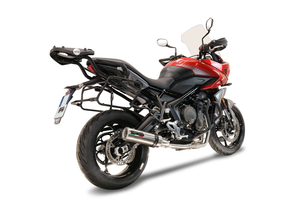 GPR exhaust compatible with  Triumph Tiger Sport 660 2022-2024, M3 Inox , Full system exhaust, including removable db killer 