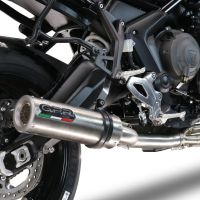 GPR exhaust compatible with  Triumph Tiger Sport 660 2022-2024, M3 Inox , Full system exhaust, including removable db killer 