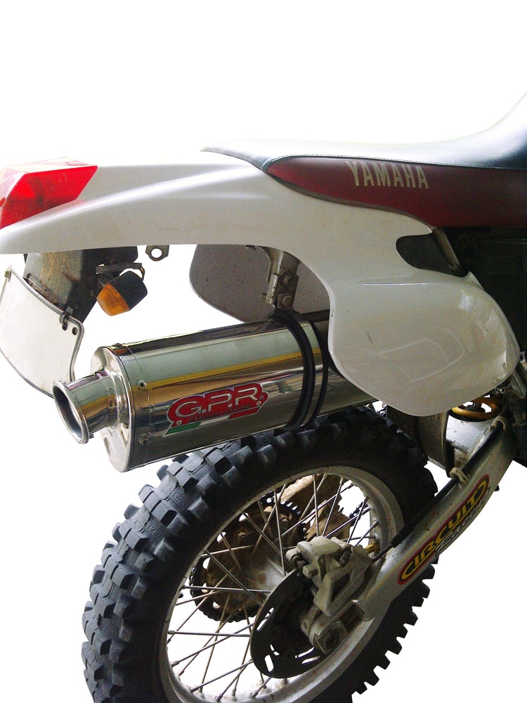 GPR exhaust compatible with  Yamaha Tt 600 R / Tt 600 E 1998-2004, Trioval, Slip-on exhaust including removable db killer and link pipe 