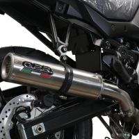 GPR exhaust compatible with  Suzuki V-Strom 650 2017-2020, M3 Inox , Mid-Full system exhaust including removable db killer 