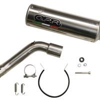 GPR exhaust compatible with  Kawasaki Versys 1000 2021-2023, M3 Poppy , Slip-on exhaust including removable db killer and link pipe 