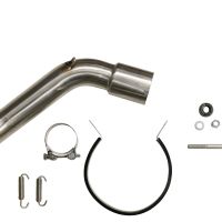 GPR exhaust compatible with  Kawasaki Versys 1000 2019-2020, Albus Evo4, Slip-on exhaust including removable db killer and link pipe 