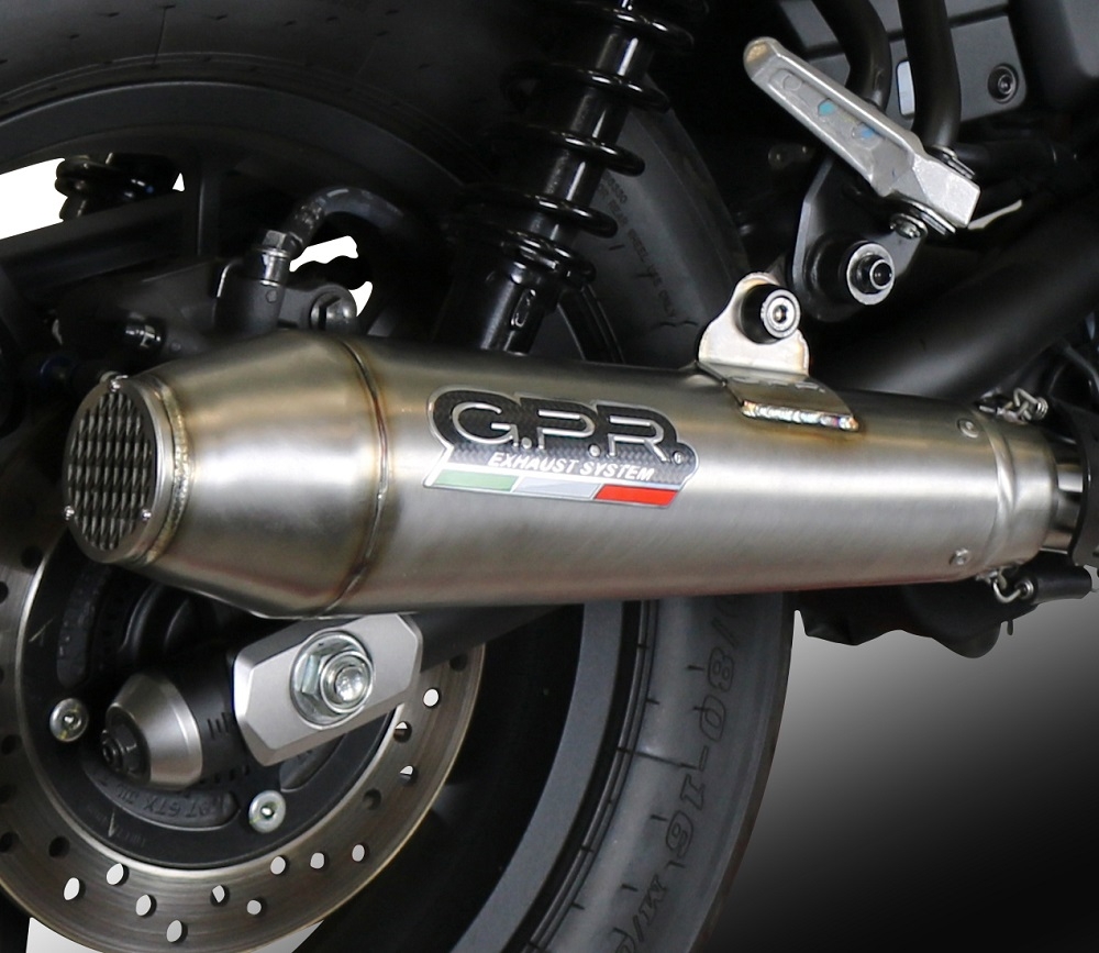 GPR exhaust compatible with  Royal Enfield Classic 350 2021-2023, Ultracone, Slip-on exhaust including link pipe 