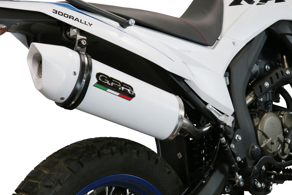 GPR exhaust compatible with  Voge 300Rally 2022-2024, Albus Evo4, Slip-on exhaust including link pipe and removable db killer 