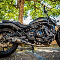 GPR exhaust compatible with  Kawasaki Vulcan 650 2014-2016, Powercone Evo, Full system exhaust, including removable db killer 