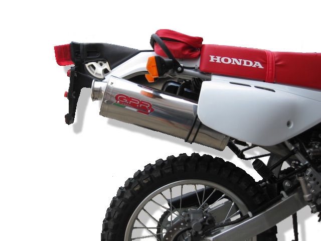 GPR exhaust compatible with  Honda XR600R 1990-1998, Trioval, Slip-on exhaust including removable db killer and link pipe 