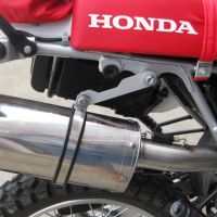 GPR exhaust compatible with  Honda XR650L 1993-2024, Trioval, Slip-on exhaust including link pipe and removable db killer 