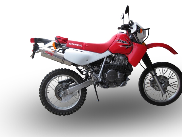 GPR exhaust compatible with  Honda XR650L 1993-2024, Trioval, Slip-on exhaust including link pipe and removable db killer 