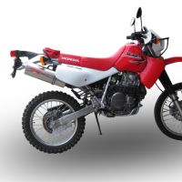 GPR exhaust compatible with  Honda XR650L 1993-2024, Trioval, Slip-on exhaust including link pipe and removable db killer 