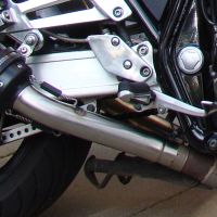 GPR exhaust compatible with  Yamaha XJR1300 1999-2006, Deeptone Inox, Dual slip-on including removable db killers and link pipes 