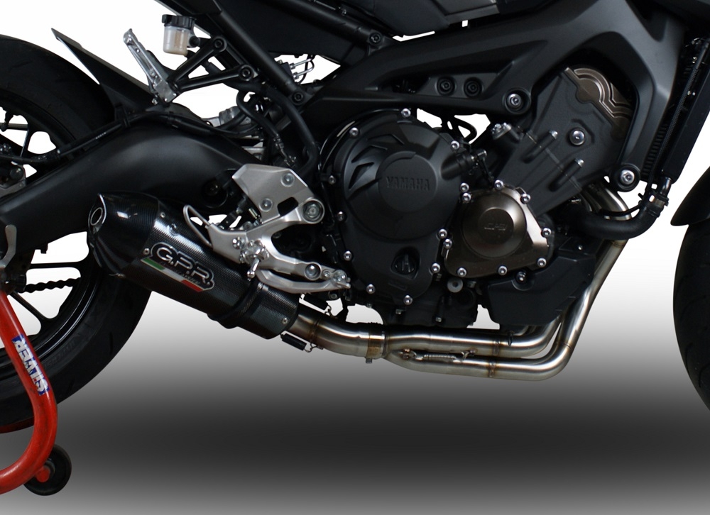 GPR exhaust compatible with  Yamaha XSR900 2016-2021, Gpe Ann. Poppy, Full system exhaust, including removable db killer 