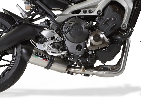 GPR exhaust compatible with  Yamaha XSR900 2016-2021, Gpe Ann. titanium, Full system exhaust, including removable db killer 