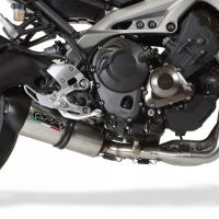 GPR exhaust compatible with  Yamaha XSR900 2016-2021, Gpe Ann. titanium, Full system exhaust, including removable db killer 