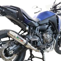 GPR exhaust compatible with  Yamaha Tracer 700 2020-2021, Deeptone Inox, Full system exhaust, including removable db killer 