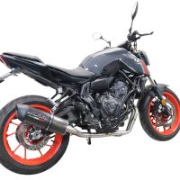 GPR exhaust compatible with  Yamaha XSR700 2021-2024, Furore Evo4 Poppy, Full system exhaust, including removable db killer 