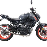 GPR exhaust compatible with  Yamaha XSR700 2021-2024, M3 Inox , Full system exhaust, including removable db killer 