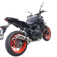 GPR exhaust compatible with  Yamaha FZ-7 MT07 2021-2024, M3 Inox , Full system exhaust, including removable db killer 