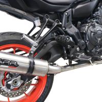 GPR exhaust compatible with  Yamaha FZ-7 MT07 2021-2024, M3 Inox , Full system exhaust, including removable db killer 